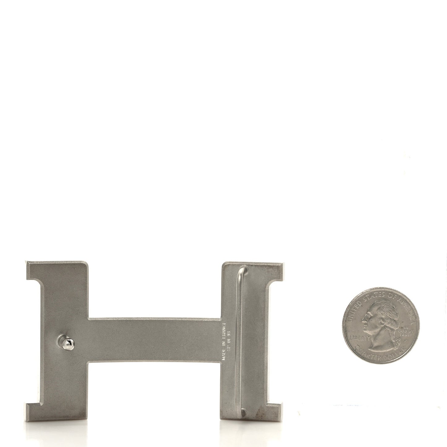 Brushed Palladium 42mm Constance 2 Belt Buckle