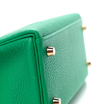 Hermes Togo Kelly Retourne 25 Menthe 7 of 36