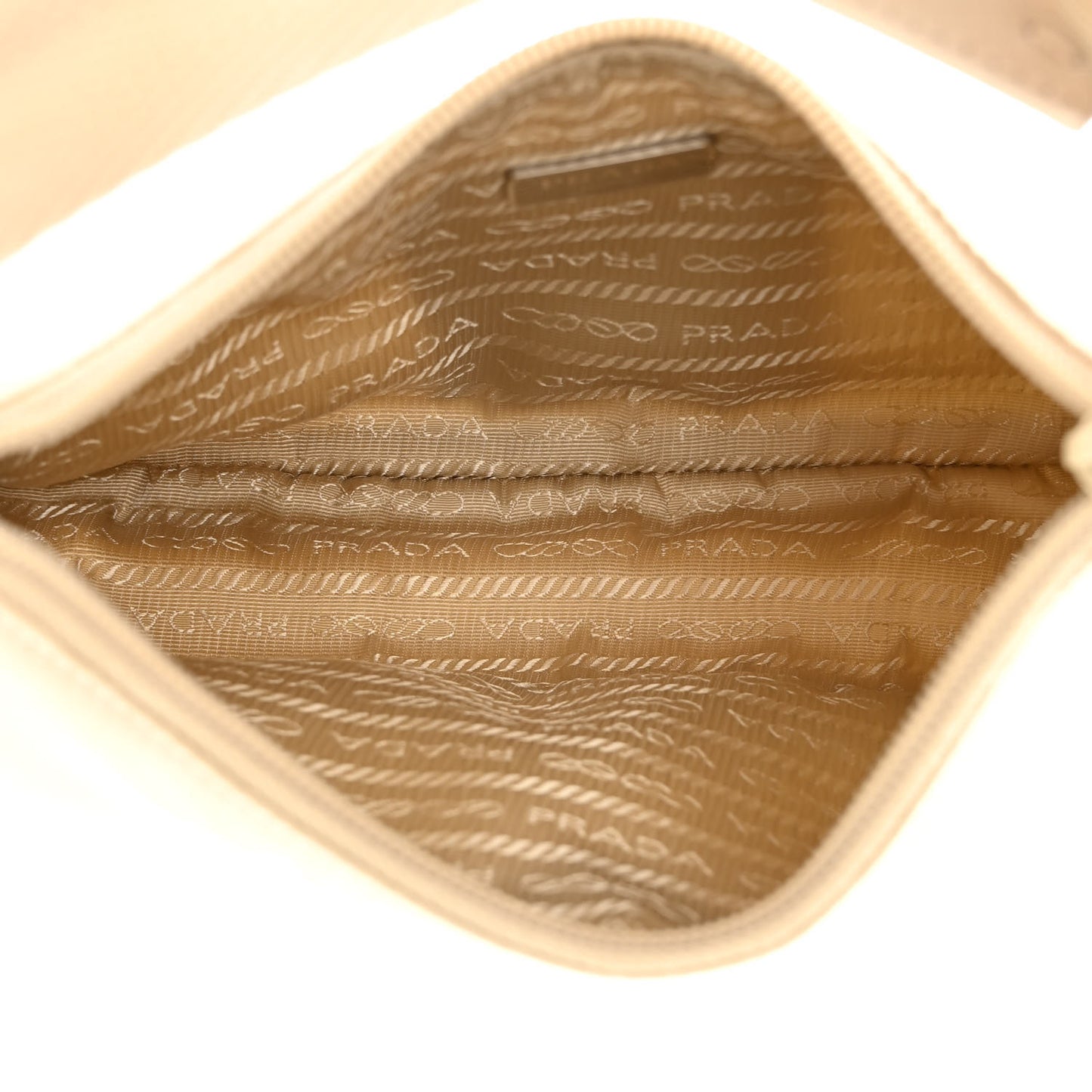 Re-Nylon Saffiano Mini Re-Edition 2000 Bag Deserto