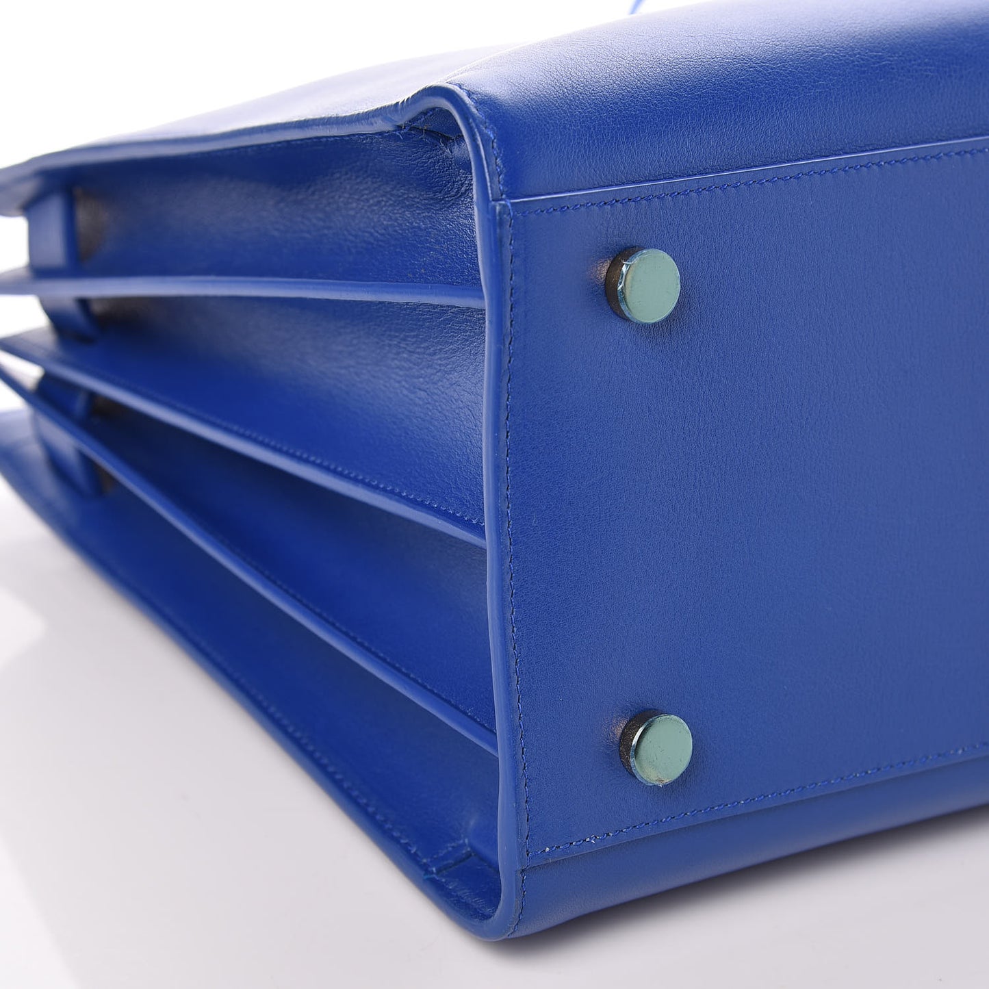 Calfskin Small Sac De Jour Blue Majorelle
