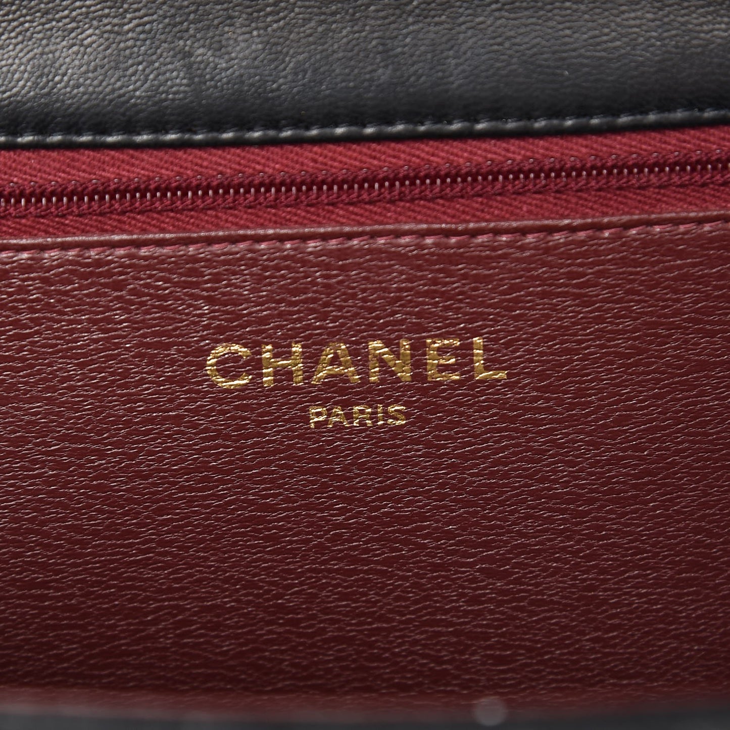Lambskin Quilted Medium Single Flap Black