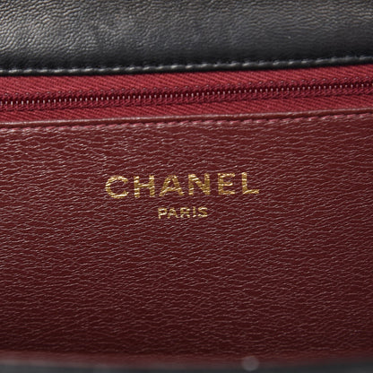 Chanel Lambskin Quilted Medium Single Flap Black 6 of 8