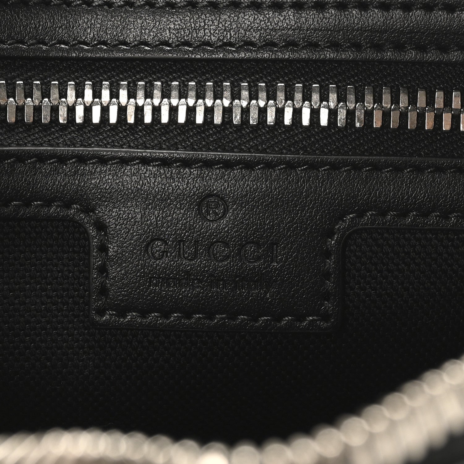 Gucci Soft GG Supreme Monogram Web Belt Bag Black Grey 5 of 9