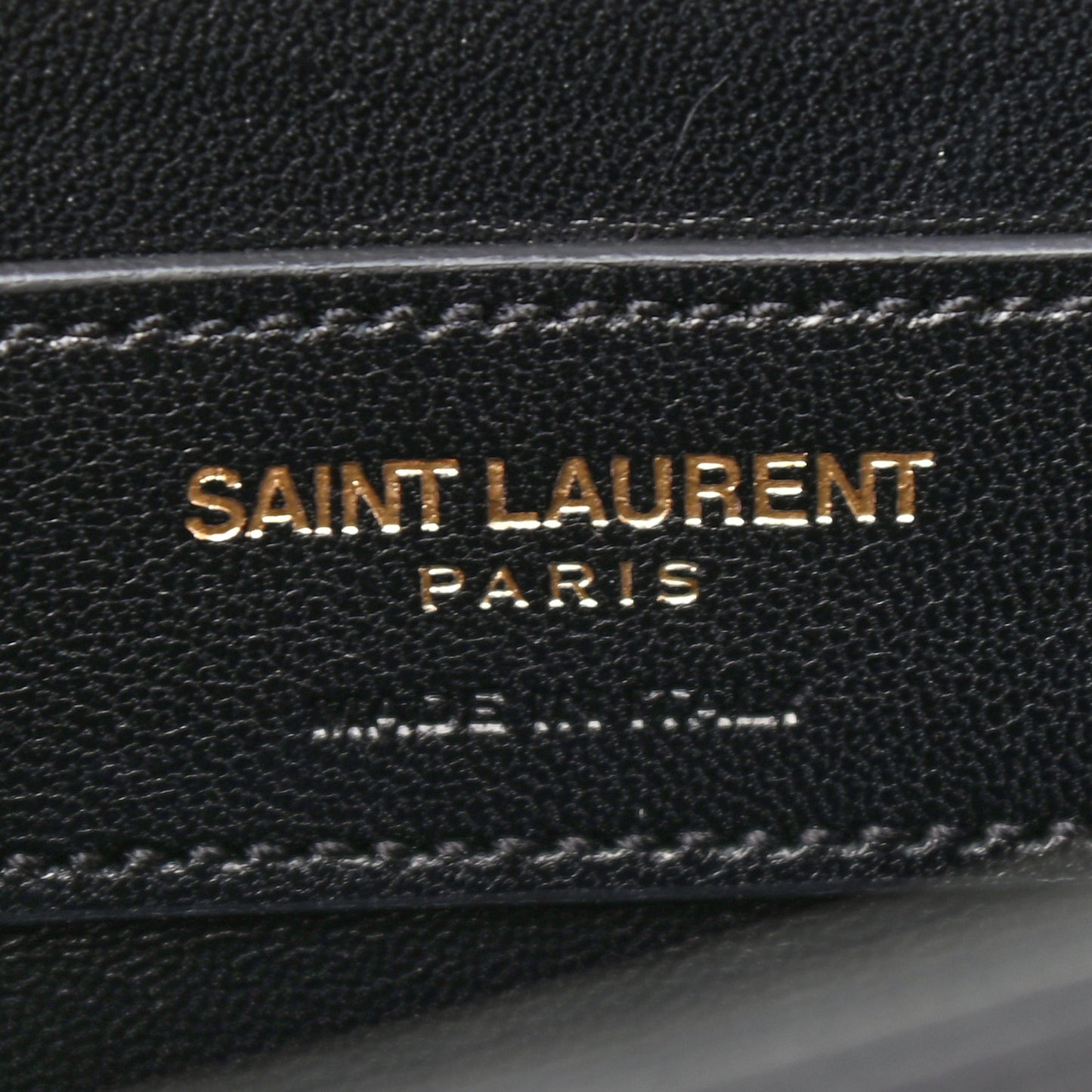 Grain De Poudre Monogram Cassandre Clutch Black
