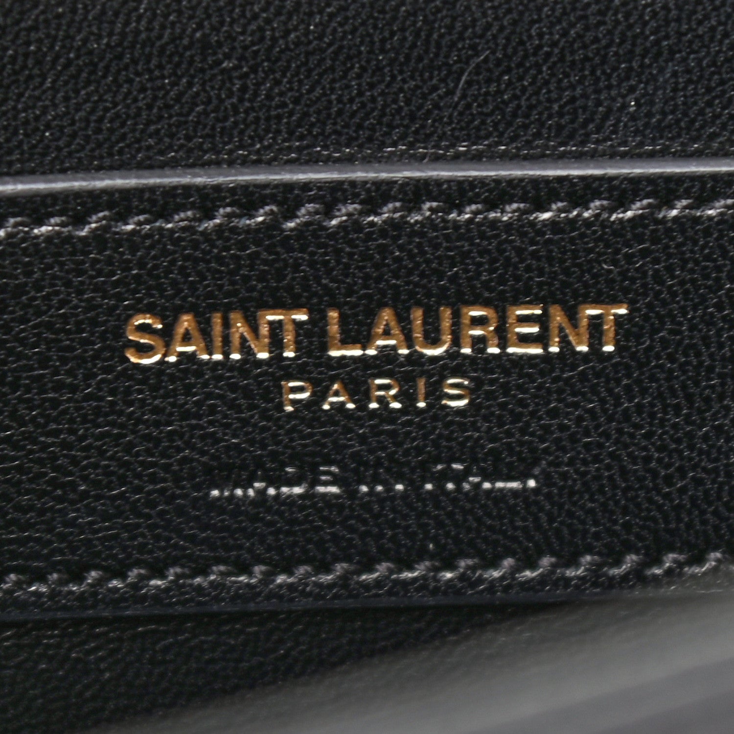 Saint Laurent Grain De Poudre Monogram Cassandre Clutch Black 7 of 7