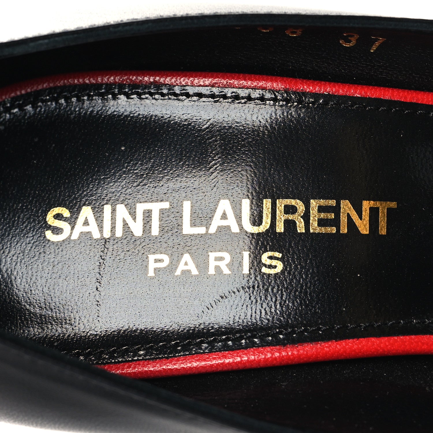 Saint Laurent Calfskin Zoe 105 Pumps 37 Black 9 of 9