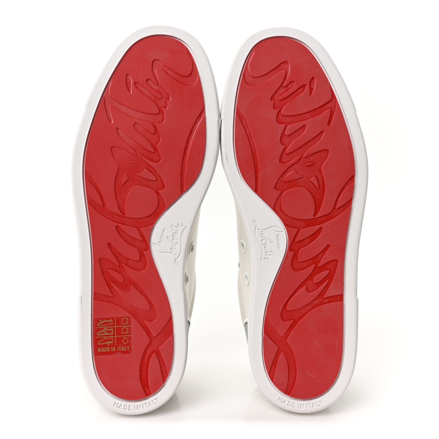 Calfskin Laminated Nappa Womens Fun Vieira Flat Sneakers 36.5 White Vertlaine