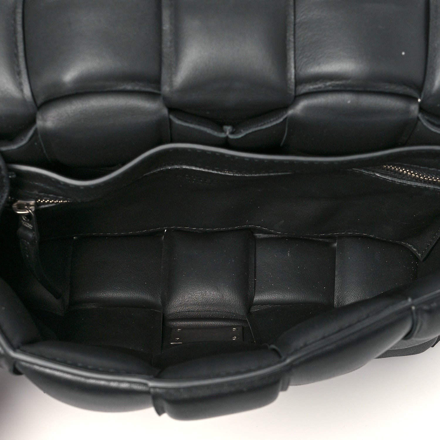 Bottega Veneta Nappa Maxi Intreccio Padded Cassette Crossbody Bag Black 5 of 9