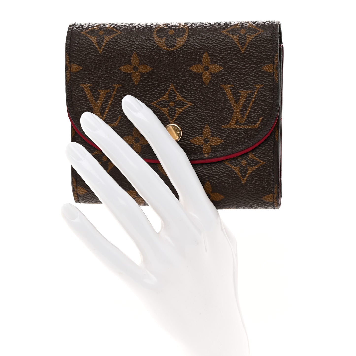Monogram Ariane Compact Wallet Fuchsia