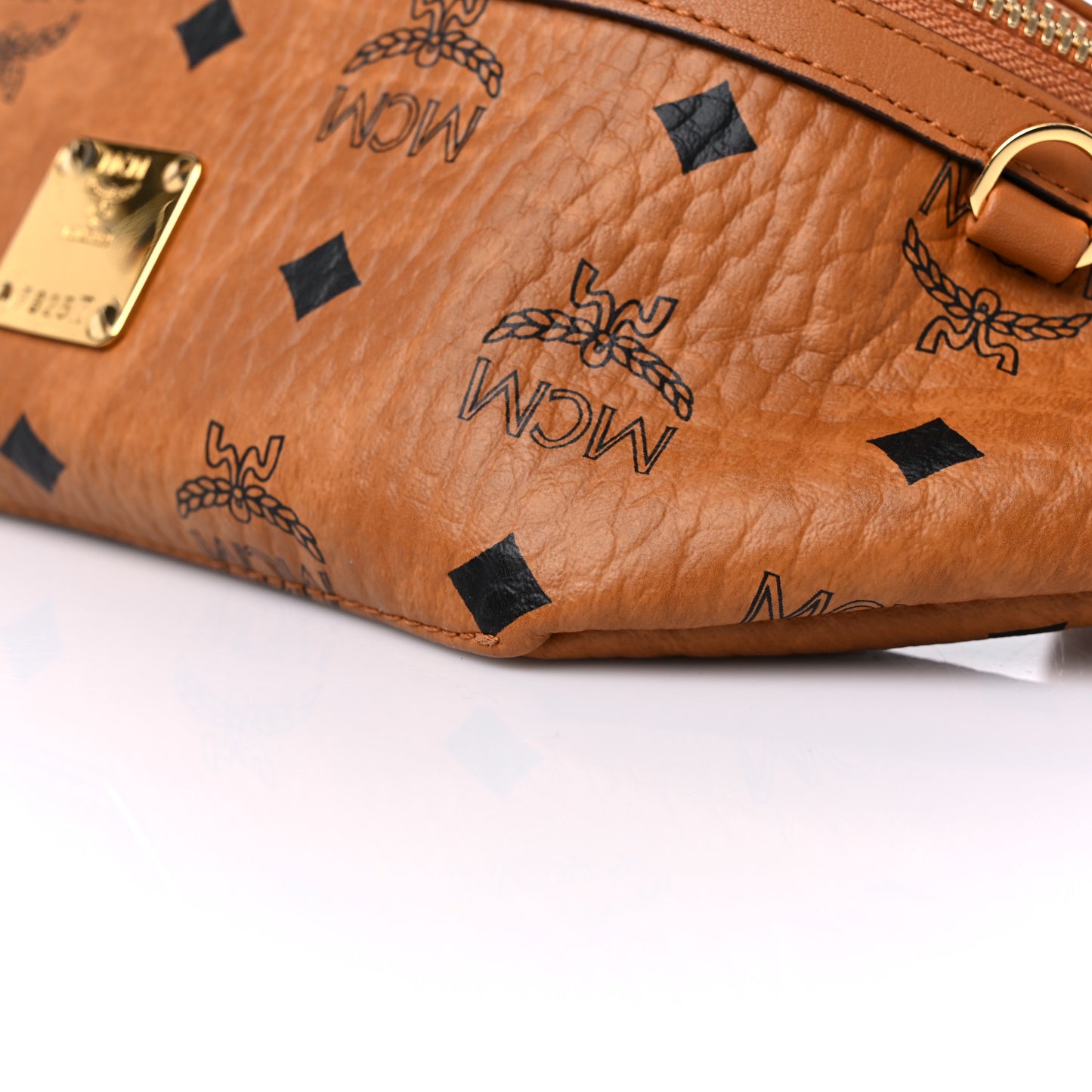 Visetos Small Fusten Belt Bag Cognac