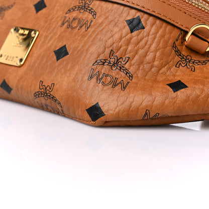 MCM Visetos Small Fusten Belt Bag Cognac 9 of 9