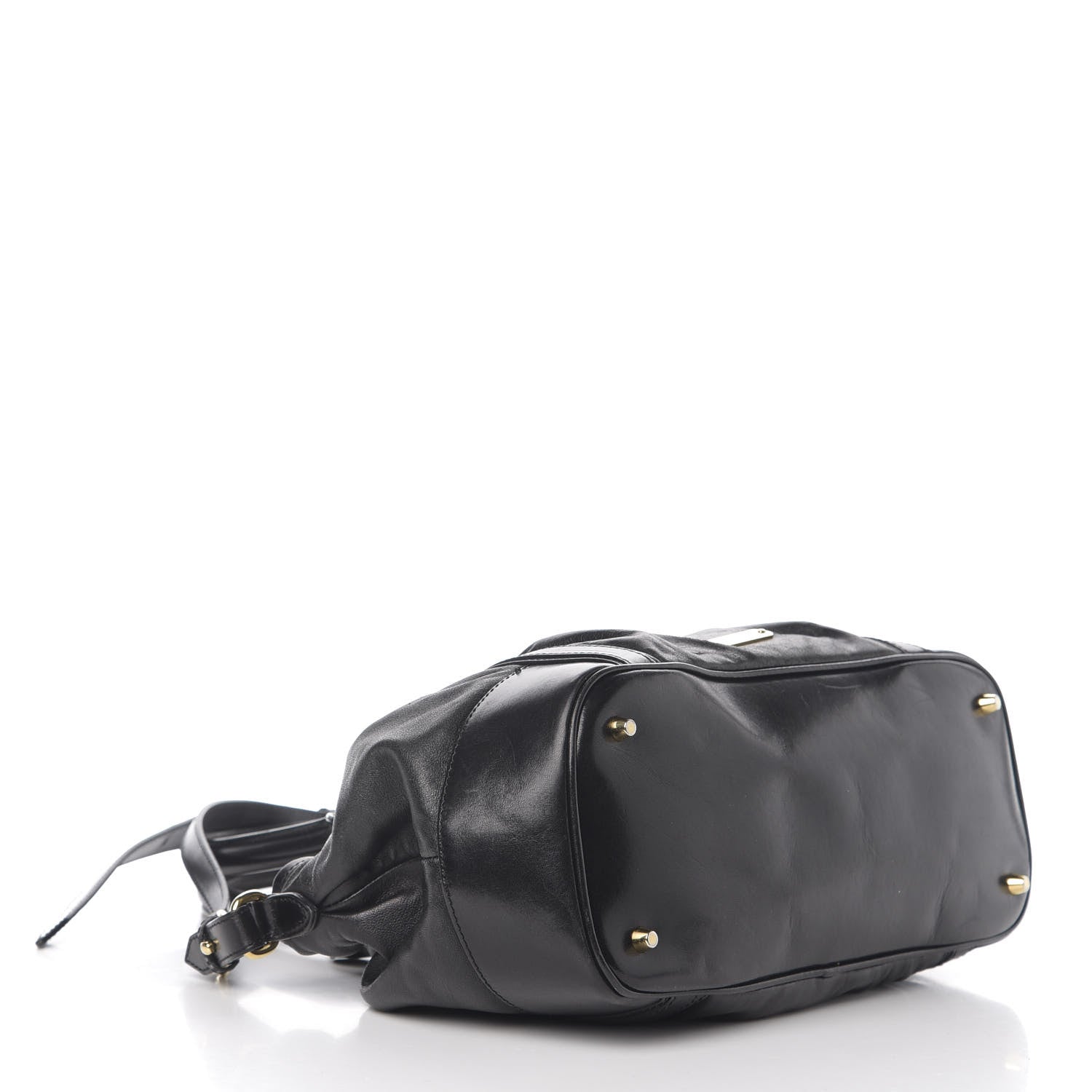 Burberry Smooth Calfskin Satchel Black 3 of 12
