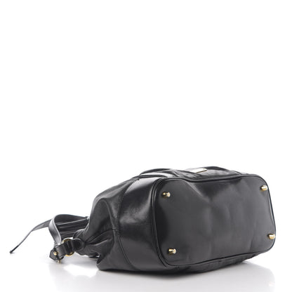 Burberry Smooth Calfskin Satchel Black 3 of 12