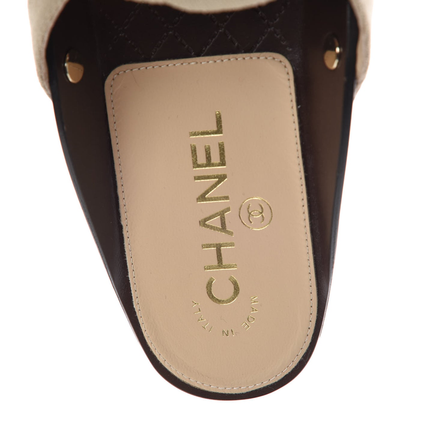 Fabric Camellia Thong Sandals 40 Beige