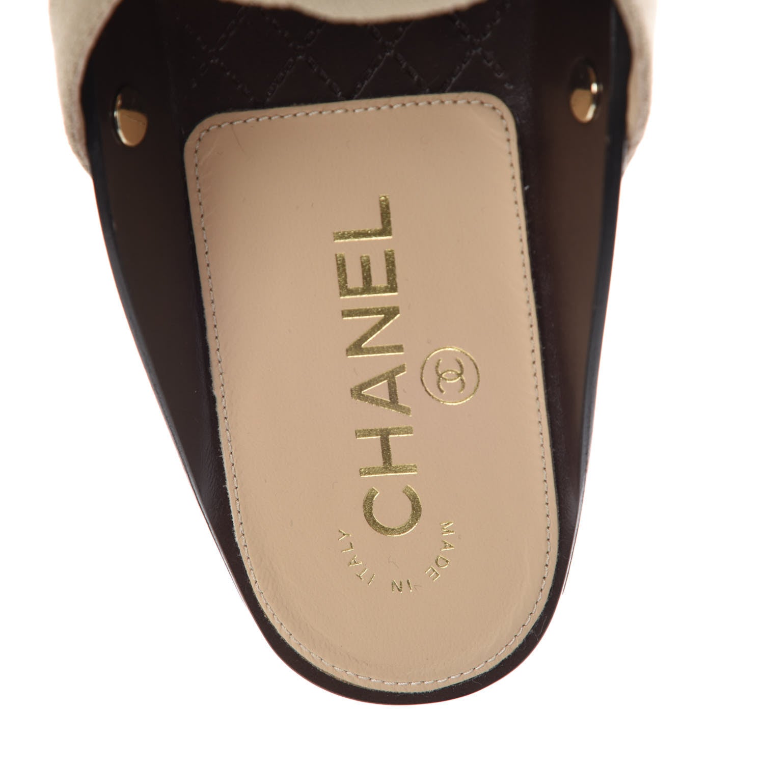 Chanel Fabric Camellia Thong Sandals 40 Beige 7 of 9