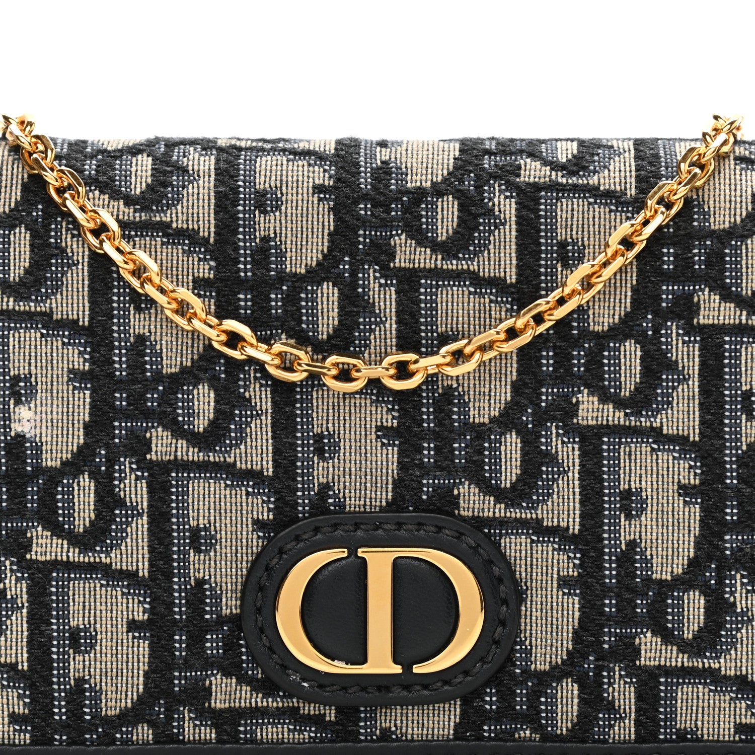 Christian Dior Oblique Nano 30 Montaigne Pouch Blue 7 of 10