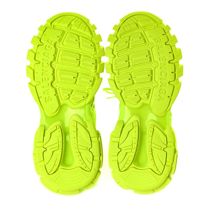 Balenciaga Rubber Mesh Monocolor Mens Track.2 Open Sneakers 44 Fluo Yellow 5 of 8
