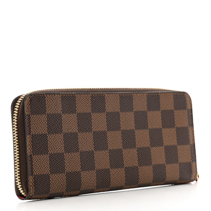Louis Vuitton Damier Ebene Clemence Wallet Cherry 3 of 8