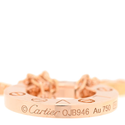 Cartier 18K Pink Gold Diamond LOVE Bracelet 4 of 4