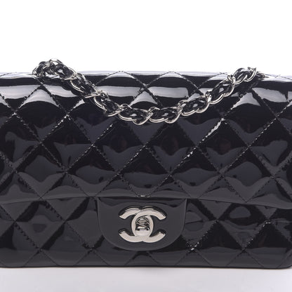 Chanel Patent Calfskin Quilted Mini Rectangular Flap Black 8 of 13