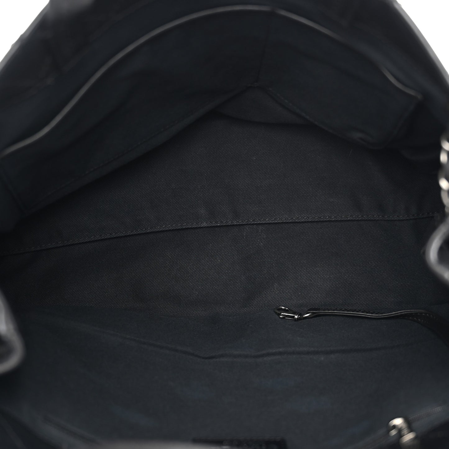 Grained Calfskin CC Pocket Tote Black