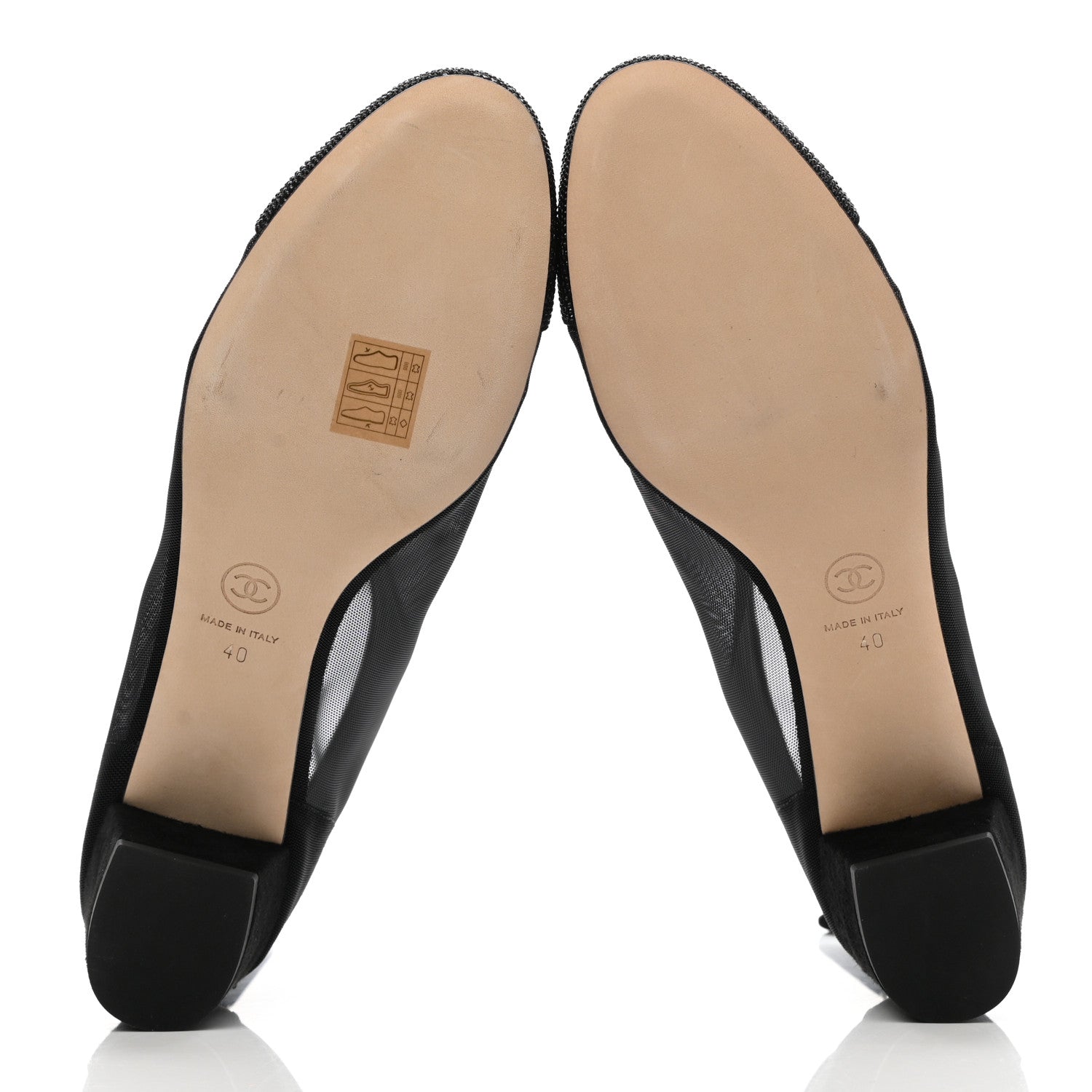 Chanel Mesh Suede Cap Toe Embellished Short Boots 40 Black 5 of 9