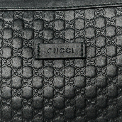 Gucci Soft Microguccissima Small Zippered Satchel Black 9 of 14
