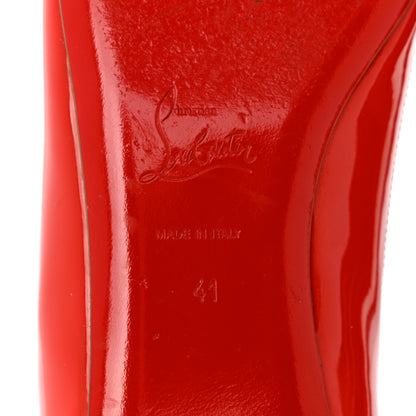 Christian Louboutin Patent PVC Paulina Flats 41 Carazon 7 of 7