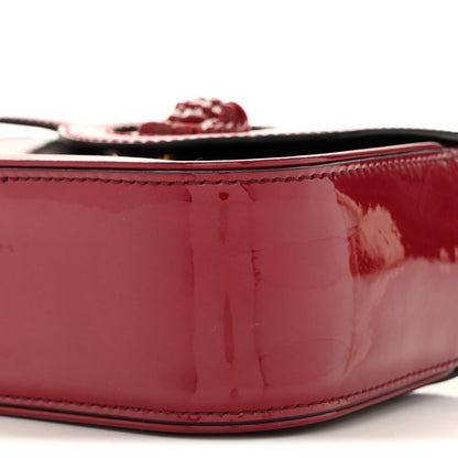 Versace Patent Mini La Medusa Bag Claret 10 of 13