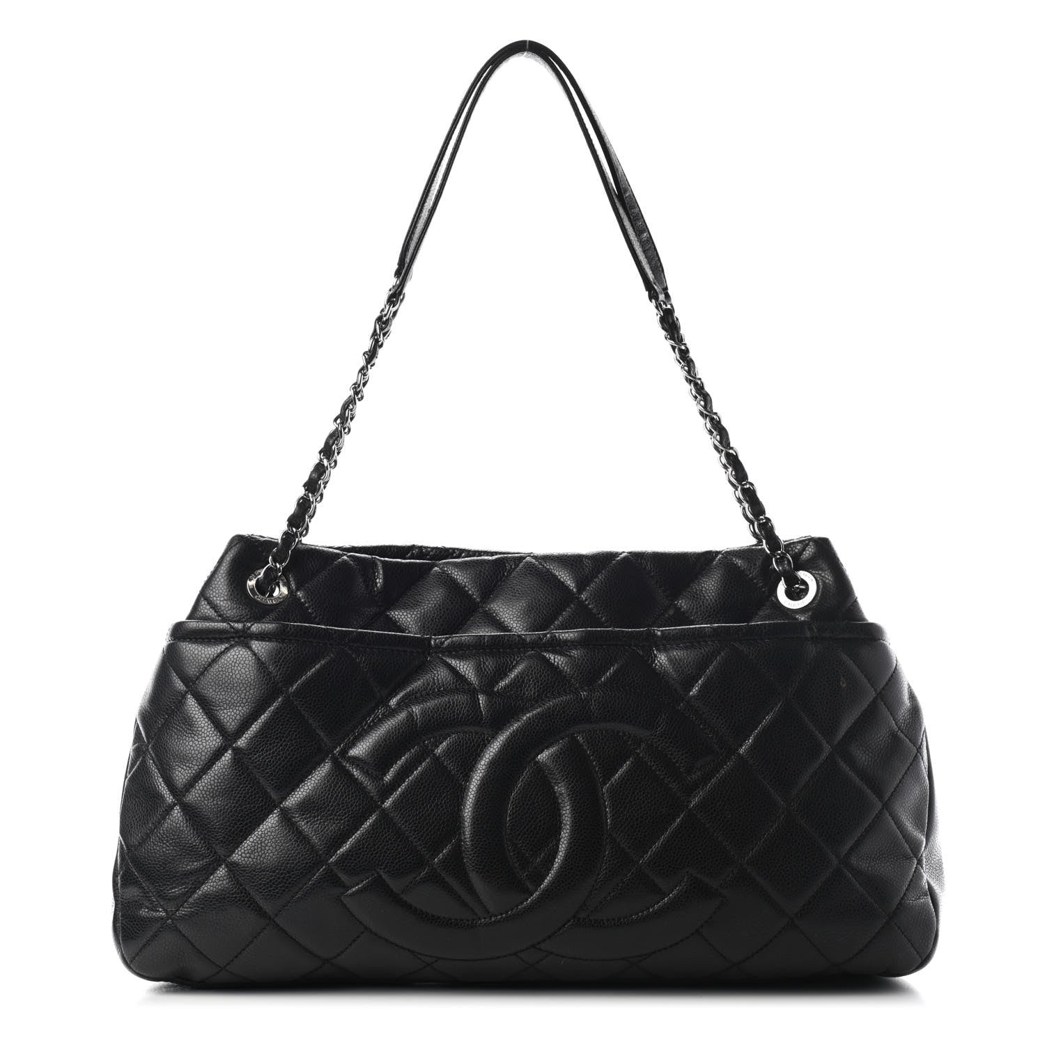 Chanel Caviar Quilted Timeless CC Soft Tote Black 1 of 9