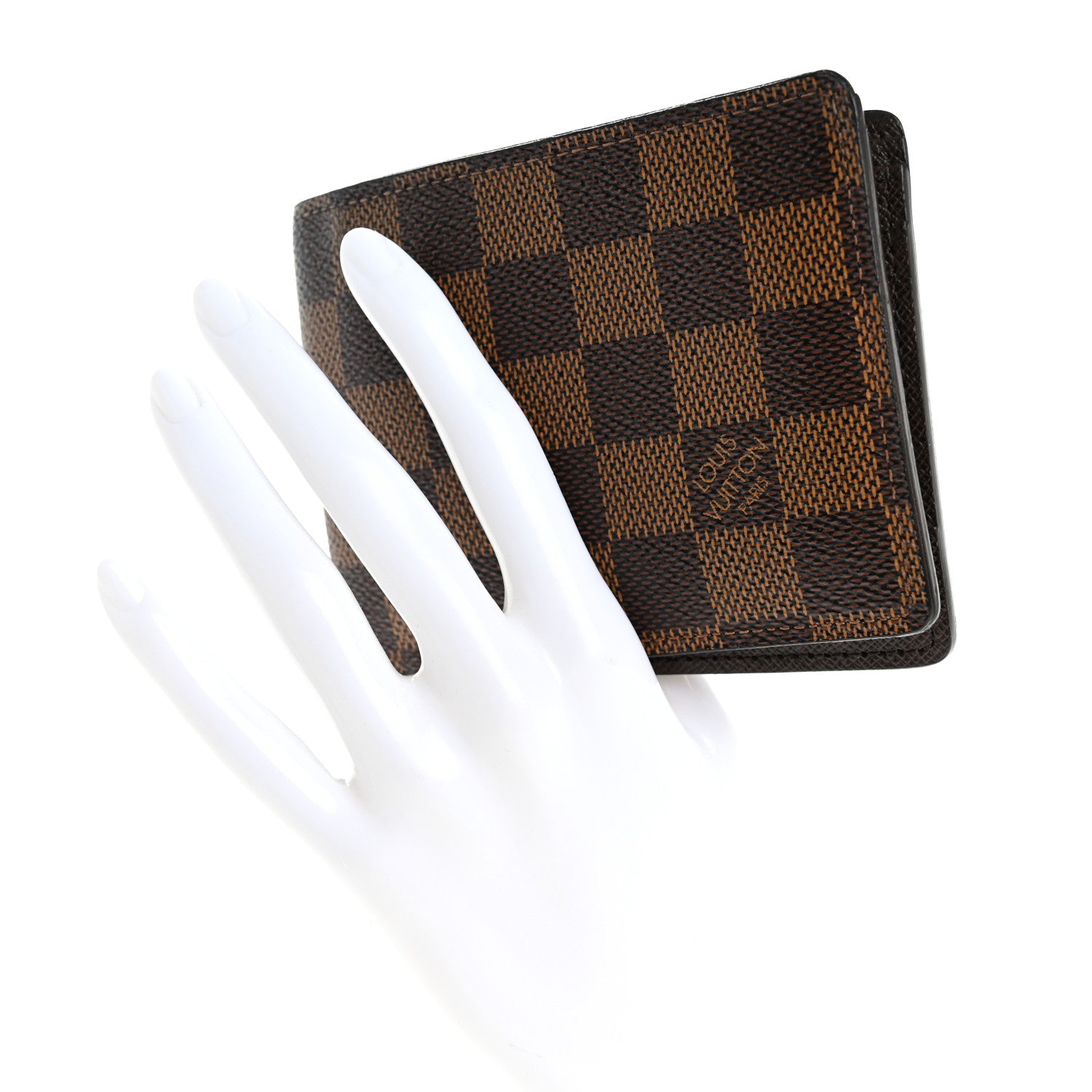 Louis Vuitton Damier Ebene Multiple Wallet 2 of 9
