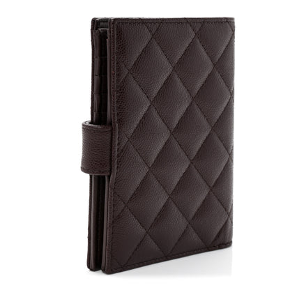 Chanel Caviar Quilted Passport Holder Dark Brown 3 of 9