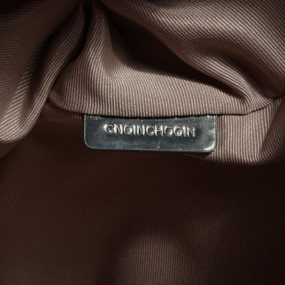 Burberry Metallic Calfskin Nova Check Tote 6 of 9
