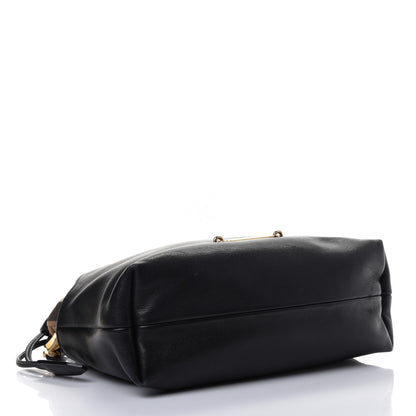 Burberry Calfskin House Check Little Crush Black 3 of 4