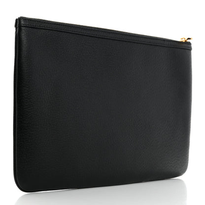 Gucci Calfskin Large Ophidia Pouch Clutch Black 3 of 8