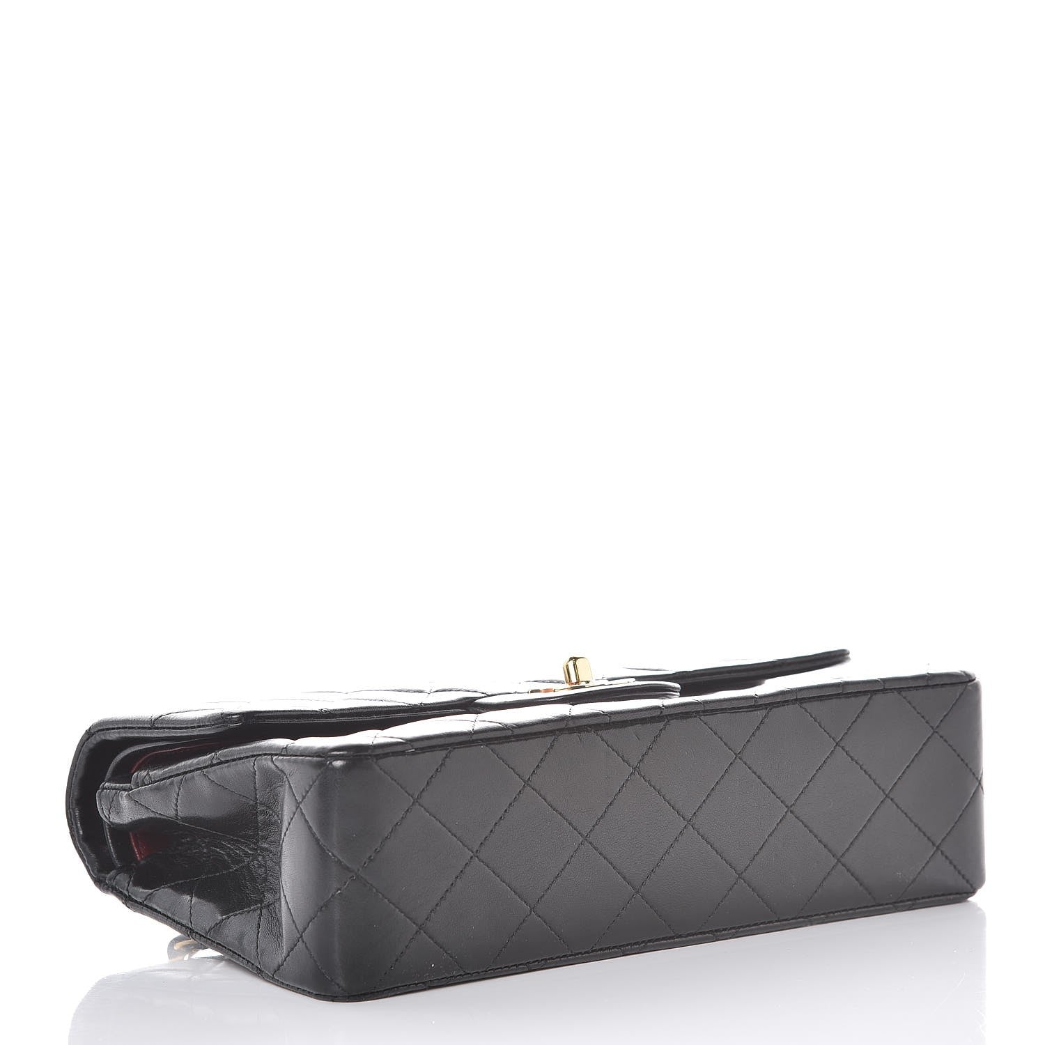 Chanel Lambskin Quilted Small Double Flap Black 4 of 10