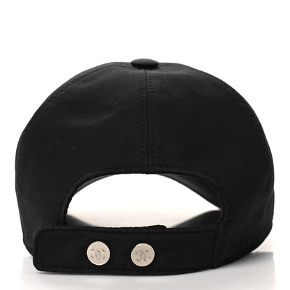 Chanel Cotton CC Cap Hat Black White 5 of 9