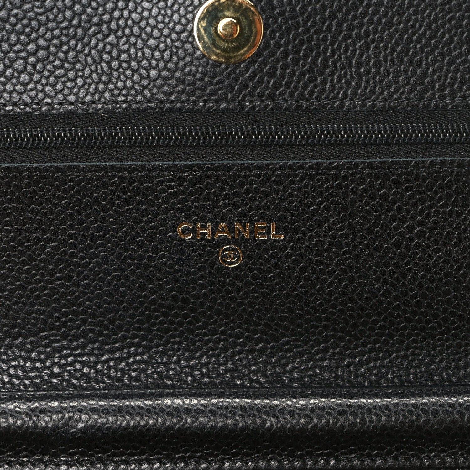 Chanel Caviar Quilted Wallet on Chain WOC Black 6 of 10