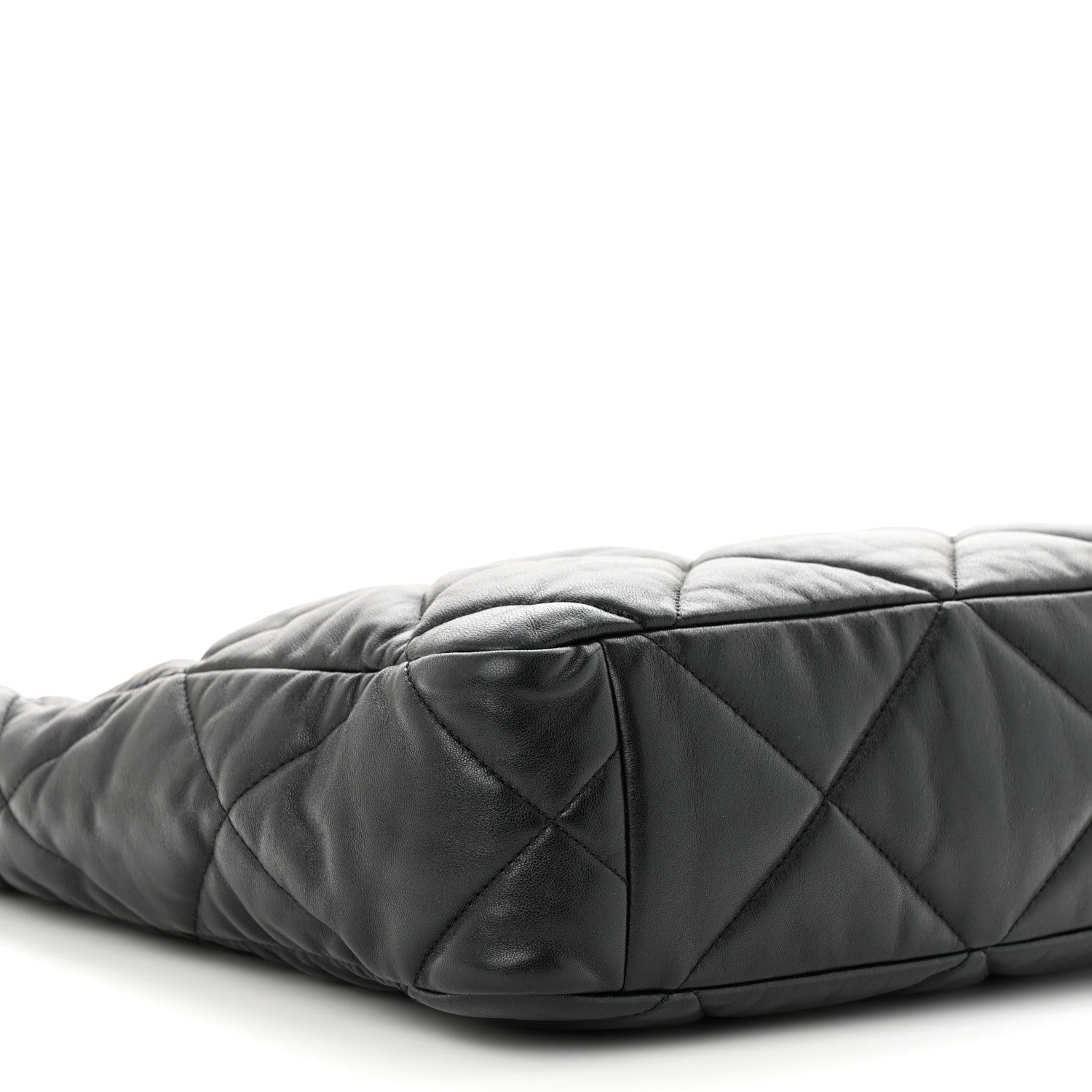 Chanel Lambskin Quilted Chanel 19 Shopping Bag Black 9 of 10