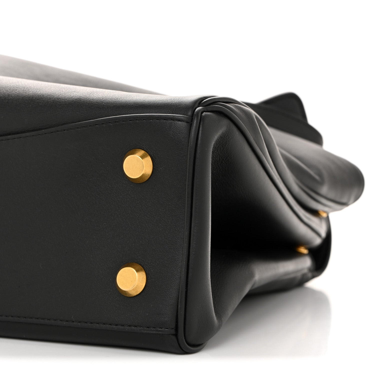 Balenciaga Natural Smooth Calfskin Medium Rodeo Top Handle Handbag Black 9 of 11