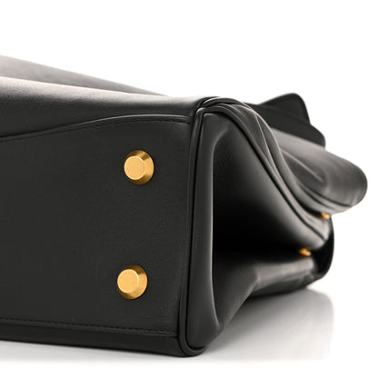 Balenciaga Natural Smooth Calfskin Medium Rodeo Top Handle Handbag Black 9 of 11