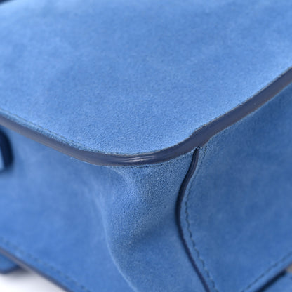 Proenza Schouler Suede PS1 Mini Pouch Messenger Bag Slate Blue 13 of 14