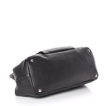Prada Vitello Daino Pocket Tote Black 4 of 13