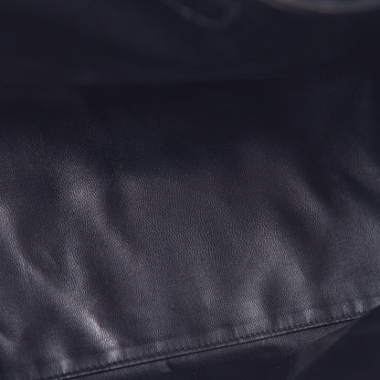 Chanel Calfskin Stitched XL Weekender Black 12 of 14