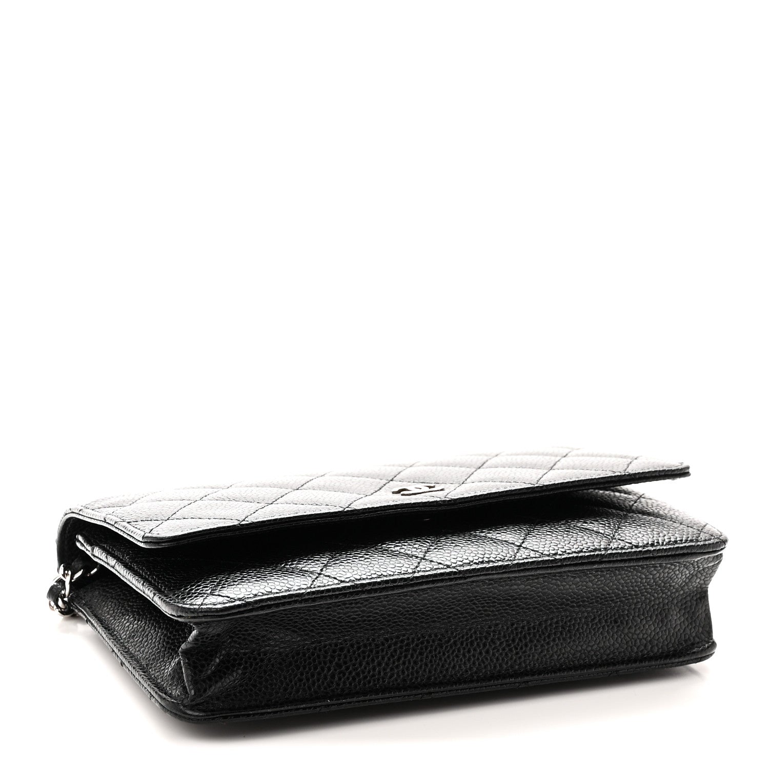 Chanel Caviar Quilted Wallet On Chain WOC Black 4 of 10