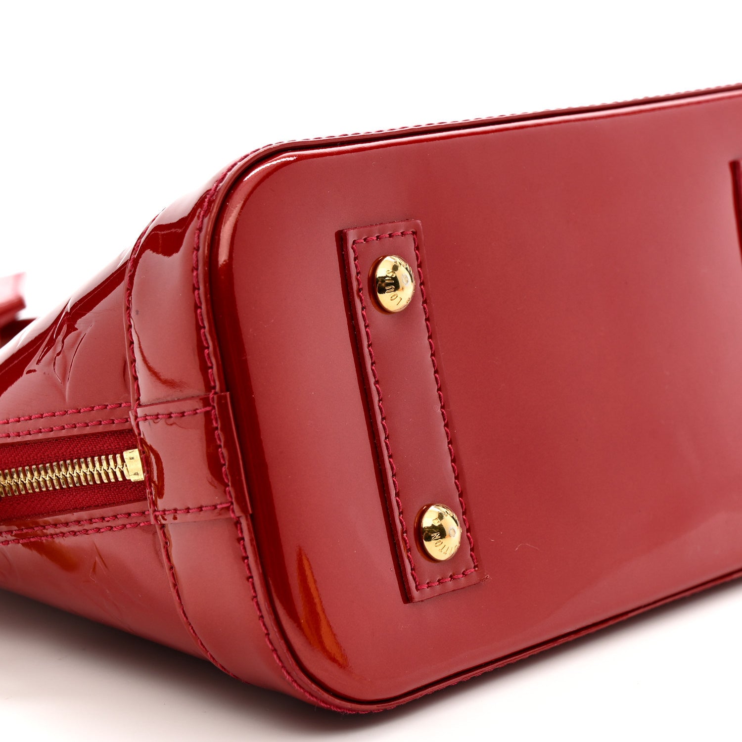 Louis Vuitton Vernis Alma BB Pomme D'Amour 9 of 15