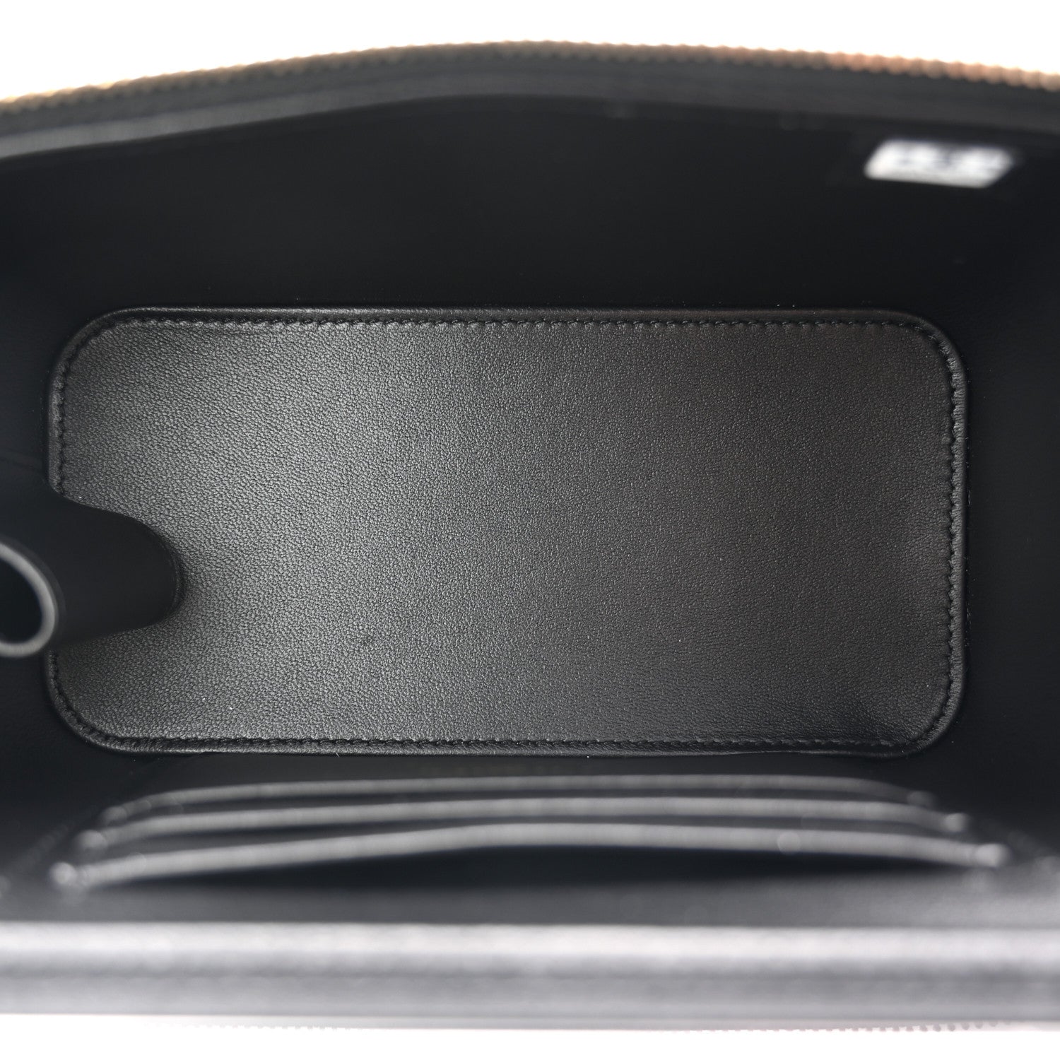 Chanel Lambskin Quilted Small Top Handle Vanity Case With Chain Black 5 of 10