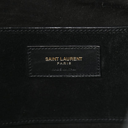 Saint Laurent Calfskin Large Emmanuelle Bucket Bag Black 6 of 8