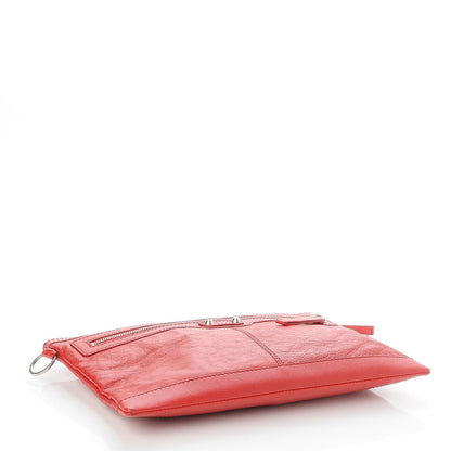Balenciaga Agneau Arena Classic Hardware Medium Clip Rouge Coquelicot 4 of 7