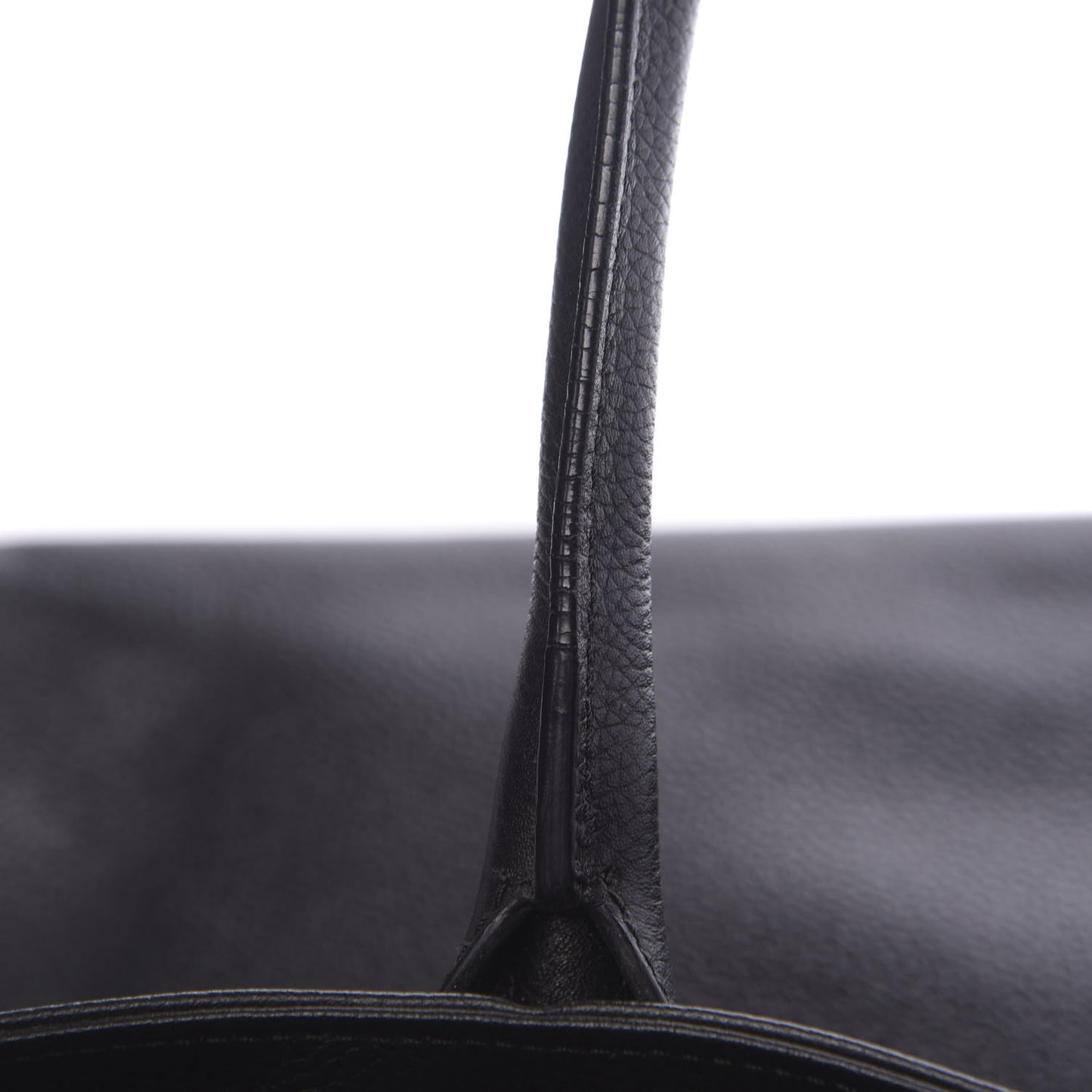 Calfskin Cerf Shopper Tote Black